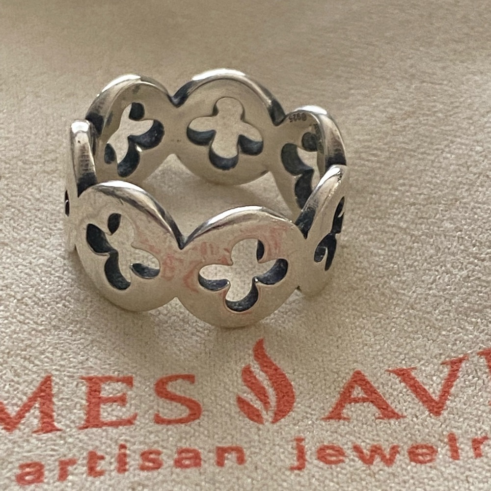 James Avery Retired Eternity Cross ring size 8